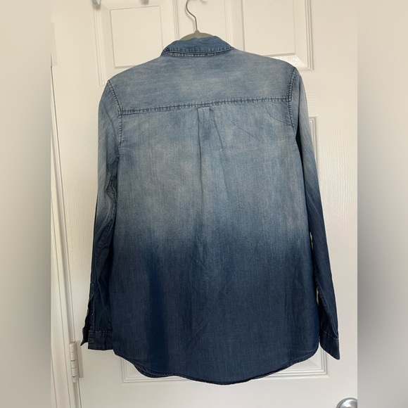 Calvin Klein Jeans Ombré Chambray Denim Shirt - Picture 5 of 7